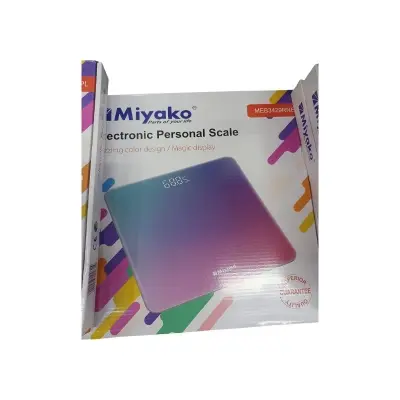 Picture of Accurate Weight Measurement with Miyako Digital Weight Machine/Miyako Electrical Personal Scale MEB-RNB - 3429 Your Reliable Partner for Health - Multicolor