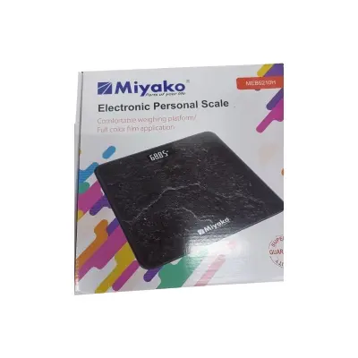 Picture of Accurate Weight Measurement with Miyako Digital Weight Machine/Miyako Electrical Personal Scale MEB-5210 RNB - Your Reliable Partner for Health - Black