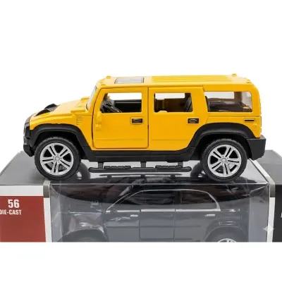 Picture of 1:32 Scale Hummer Scaled Model Metal Pull Back Die Cast with Light & Sound - White - Multicolor