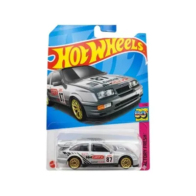Picture of Hot Wheels 87 Ford Sierra Cosworth Diecast Model Toy Car (Die-Cast Model Car) - Multicolor