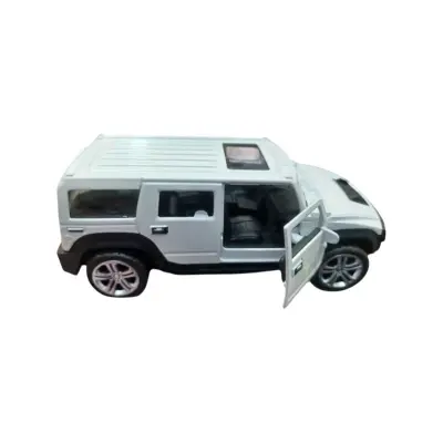 Picture of 1:32 Scale Hummer Scaled Model Metal Pull Back Die Cast with Light & Sound - White - White