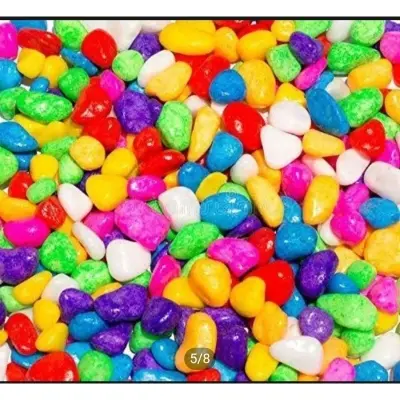 Picture of Aquarium Colour Stone 1 kg.. Multicolor Stone 