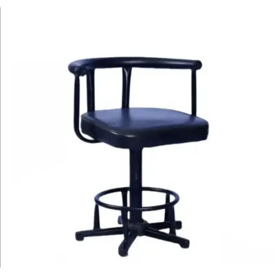 Picture of Stylish M.S Counter Tool Chair (Premium Quality) -Black (1pcs) Black