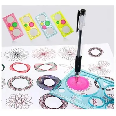 Picture of Design Ruler / Drawing Box-Multi-Color Multicolor