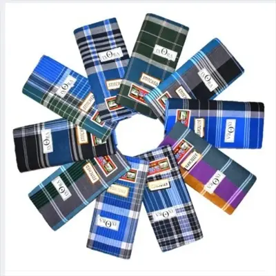 Picture of Cotton Polyester Lungi, Material : Polyester - Lungi For Men Multicolor