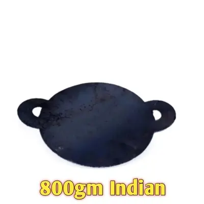 Picture of Bread Making Mastery Steel Bread Making Tawa (800 G G) Your Essential Tool for Achieving Perfectly Baked Breads in the Kitchen Black