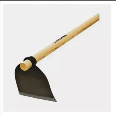Picture of কোদাল - Garden Hoe Spade with Wooden Handle Agricultural Tool Brown
