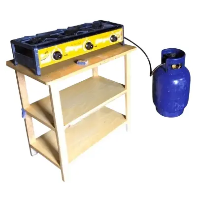 Picture of Induction Cooker Stand, Gas Stove Stand, Cooktop Cover, Wooden Kitchen Shelf Multicolor