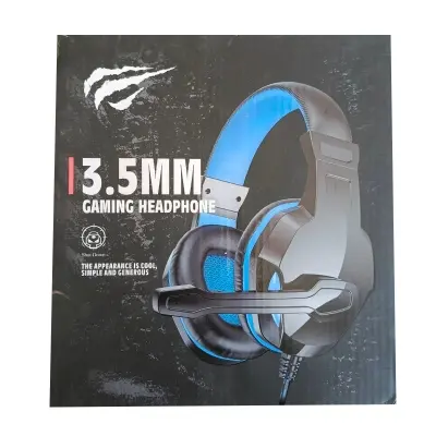 Picture of Astrum Large Stereo Headphones With Mic - HS125 Black