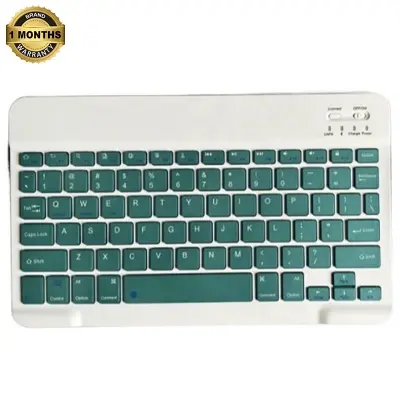 Picture of Rechargeable Bluetooth Keyboard for Tablets, iPads, iPhones, Smartphones, and Laptops  Sleek, Ergonomic, Ultra-Slim Wireless Mini Nadra Keyboard  Perfect for professionals, students, and travelers alike.(Dark Green)