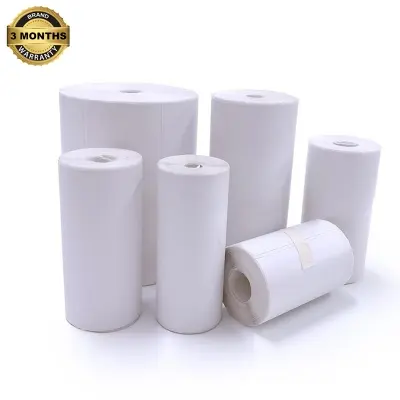 Picture of Steadfast Courier Label 50x75mm Small Roll around 85 Labels per Roll, 2x3 inches) for PT260 58mm printer Direct Thermal DT Stickers  Shipping Labels  Premium Self-Adhesive Thermal Labels - White(50x75-Roll-5-Small)