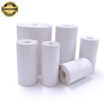 Picture of Steadfast Courier Label 50x75mm Small Roll around 85 Labels per Roll, 2x3 inches) for PT260 58mm printer Direct Thermal DT Stickers  Shipping Labels  Premium Self-Adhesive Thermal Labels - White(50x75-Roll-10-Small)