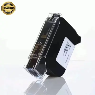 Picture of Ink Cartridge For 12.7mm Handheld Thermal Inkjet Printer Fast Dry Eco Solvent used for  printing Expiry Date | Text | QRCode | Barcode | Batch Number | Label | Image | Date Printer for Any Surface(Black)