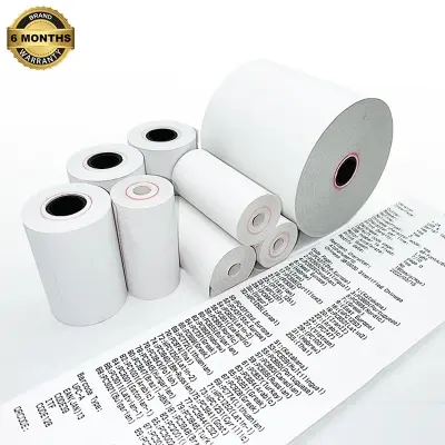 Picture of 78×60mm Thermal POS Paper Rolls – Compatible with 3-Inch (80mm) Rongta Receipt Printers – Fade-Resistant and Durable(10 Rolls)