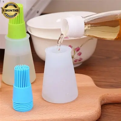 Picture of Silicone Oil Bottle Brush Baking BBQ Basting Brush(Watermelon red)