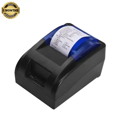 Picture of Receipt Printer 58mm Desktop POS Thermal Printer USB Bluetooth Connection Bill Memo Label Ticket Printing Compatible with Android, iOS, Windows for Restaurant Supermarket, Nadra 58POS(Blue)