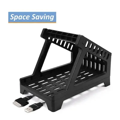Picture of Label Holder, Thermal Label Holder for Rolls and Fan-fold Labels, Shipping Label Roll Holder, Label Dispenser for 4x6 Labels Work with Thermal Label Printer(Black)