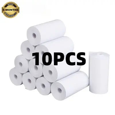 Picture of 10pcs 57*30mm Thermal Paper Rolls for 58mm POS Printer, Receipt Printer, Mini Thermal Printer - White(White 10 Roll)