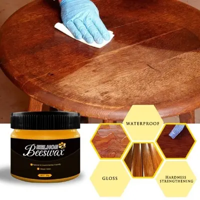 Picture of Mintiml Beewax Wood Polish Polisher Polishing Compound Wax Floor Seasoning Furtniture Wrap Care Magic Repair Traditional All-Purpose Wood