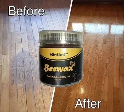 Picture of Mintiml Beewax Wood Polish Polisher Polishing Compound Wax Floor Seasoning Furtniture Wrap Care Magic Repair Traditional All-Purpose Wood