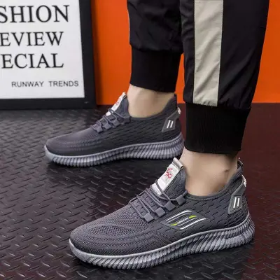 Picture of Men Casual Footwear Shoes Black & Ash