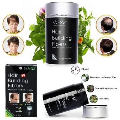 Picture of Dexe Hair Building Fiber Black 22g - Black