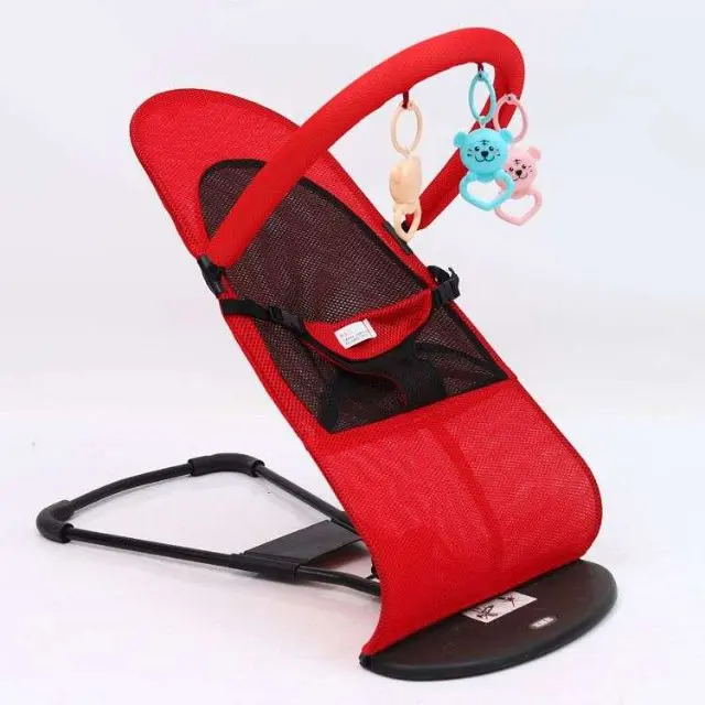 Picture of Adjustable Baby Rocking Bouncer Chair with toy - Multicolor