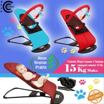 Picture of Adjustable Baby Rocking Bouncer Chair with toy - Multicolor