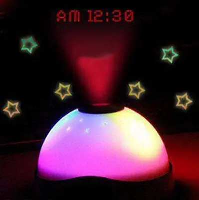 Picture of Indulge Durablity - Upscaled Quality - Clock Color Night Light with Projecting Clock - Innovative Design - Expression of Yourself - Multicolor