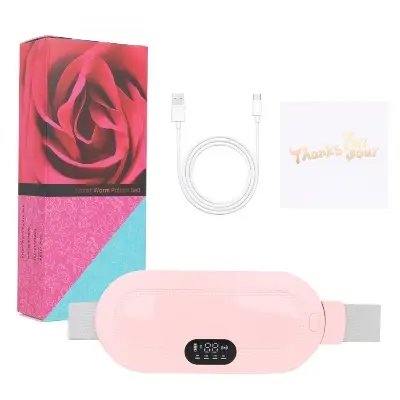 Picture of Wireless Warm Palace Belt With LCD Display Heating Pad Relieve Hot Compress - Multicolor