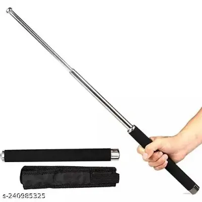 Picture of Stainless Steel Safety Stick Fighting Training Emergency Survival Kit FOR SELF DEFENCE - Multicolor