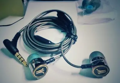 Picture of QKZ DM7 Zinc Alloy In-Ear Earphone - Gray - Headphone - Ear Phone - Best Earphone (Deep Gray)