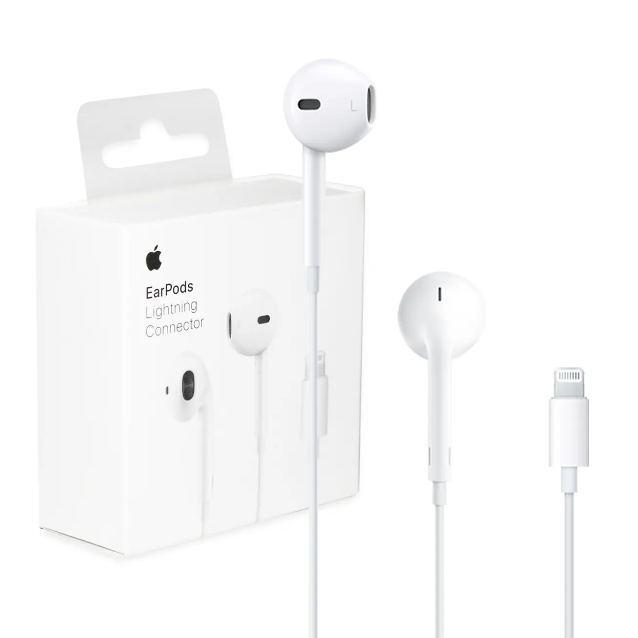 Picture of EarPods For Iphone with Lightning Connector In Ear Earphones And Headphone With Microphone For iphone Direct connection (White)