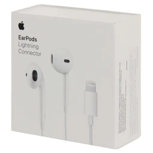 Picture of EarPods For Iphone with Lightning Connector In Ear Earphones And Headphone With Microphone For iphone Direct connection (White)
