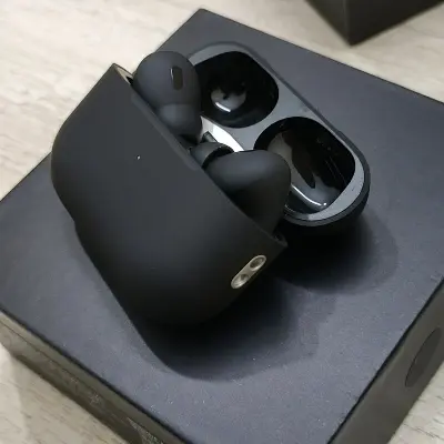 Picture of AirPods Pro 2nd Gen ANC In Ear Noise Cancelling Headphone Wireless Bluetooth (Black)