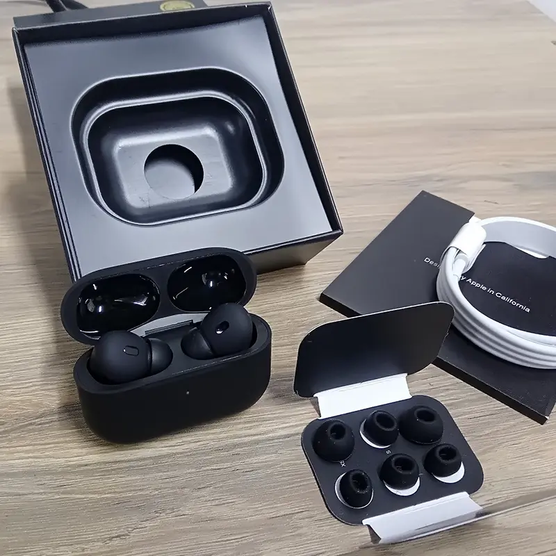 Picture of AirPods Pro 2nd Gen ANC In Ear Noise Cancelling Headphone Wireless Bluetooth (Black)