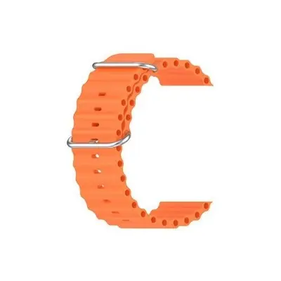 Picture of T800 Ultra Band Adjustable Loop Silicone Waterproof Sport Strap - Watch Strap - Smart Watch Belt (Orange,Freesize)