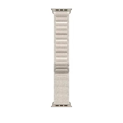 Picture of Nylon Straps 49mm 45mm 44mm 42mm Band for Apple Watch KD99 HW8 DT8 S8 Max T800 W68 TW8 HW8 Watch 8 Ultra GS8 Ultra N8 ZD8 Ultra Watch Series 8 Ultra Smart Watch Trail Metal Hook Loop Strap (White,Freesize)