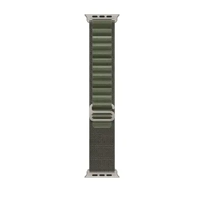 Picture of Nylon Straps 49mm 45mm 44mm 42mm Band for Apple Watch KD99 HW8 DT8 S8 Max T800 W68 TW8 HW8 Watch 8 Ultra GS8 Ultra N8 ZD8 Ultra Watch Series 8 Ultra Smart Watch Trail Metal Hook Loop Strap (Green,Freesize)