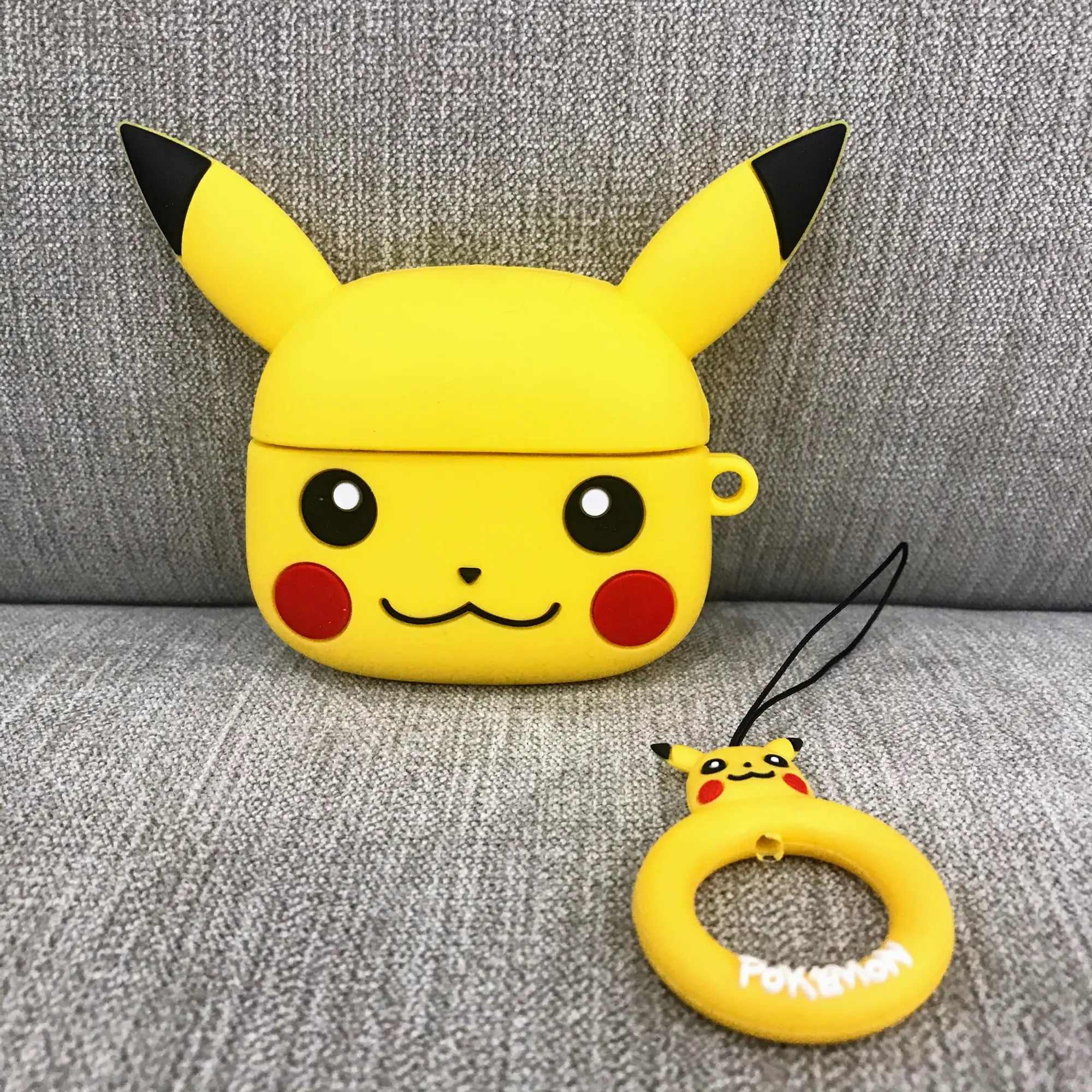 Picture of Only Cover For Airpods Pro/ Pro 2nd Gen Premium Earbuds Protective Cover (Pikachu)