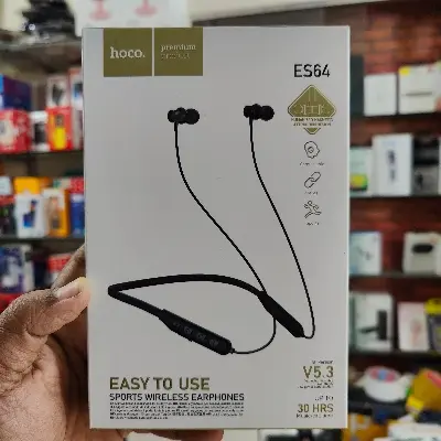 Picture of Hoco ES64 Sports Bluetooth V5.3 Wireless Earphone Neckband (Black)