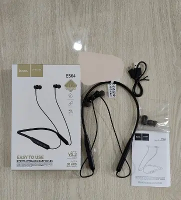 Picture of Hoco ES64 Sports Bluetooth V5.3 Wireless Earphone Neckband (Black)