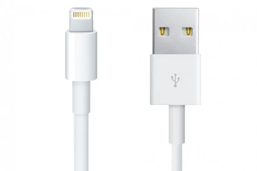 Picture of USB Charging Cable For iPhone Apple iPhone 6, iPhone 7, iPhone 8, iPhone 9, iPhone 10, iPhone 11 iPhone Cables (White)