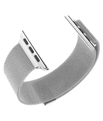 Picture of 42mm/44mm/45mm/49mm Magnet Metal Replacement Strap For Smart Watch - Black - A Stylish and Durable Replacement Strap for Your Smartwatch (Bracelet Black,Freesize)