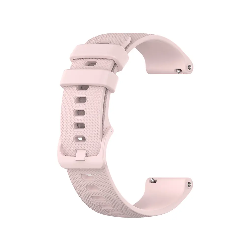 Picture of 20mm Soft Silicone Replacement Strap - Smart Watch Belt (Black,Freesize)
