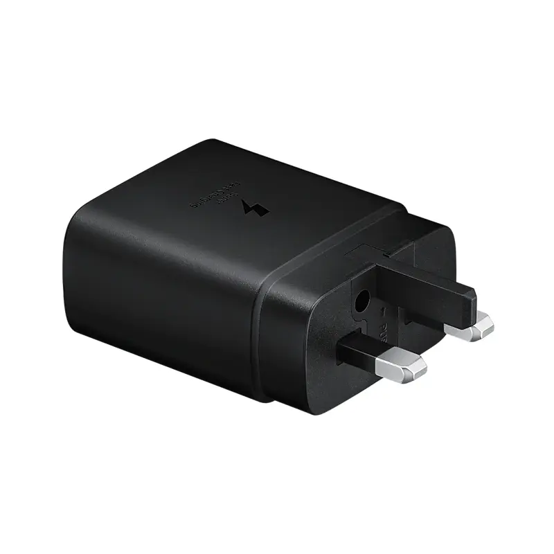 Picture of 45W PD Fast Power Adapter 3 Pin For Samsung Mobile (White with Cable)