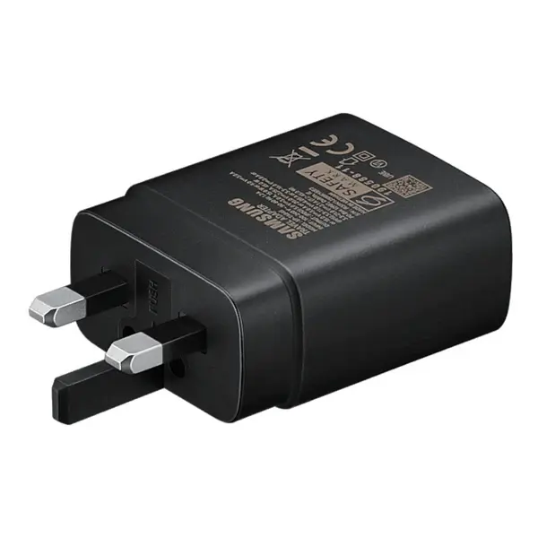 Picture of 45W PD Fast Power Adapter 3 Pin For Samsung Mobile (Black Adapter Only)