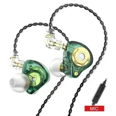 Picture of TRN MT1 Pro HIFI In Ear Earphone DJ Monitor Earphones Earbud Dynamic Sport Noise Cancelling IEM Headset (Green)