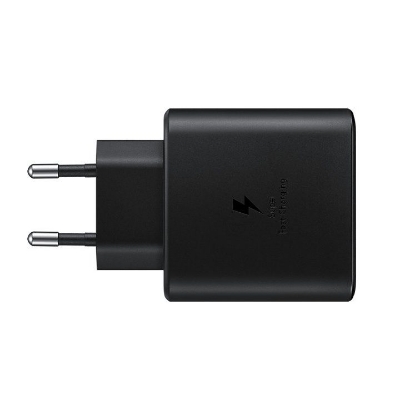 Picture of 45W PD Fast Power Adapter 2 Pin For Samsung Mobile with C to C cable (Adapter Only)