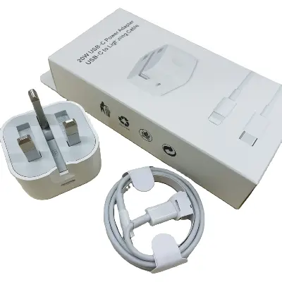 Picture of 20W USB C Power Adapter FOR iphone 14/13/12/11/X with type c to lightg cable 3 pin (With Cable)